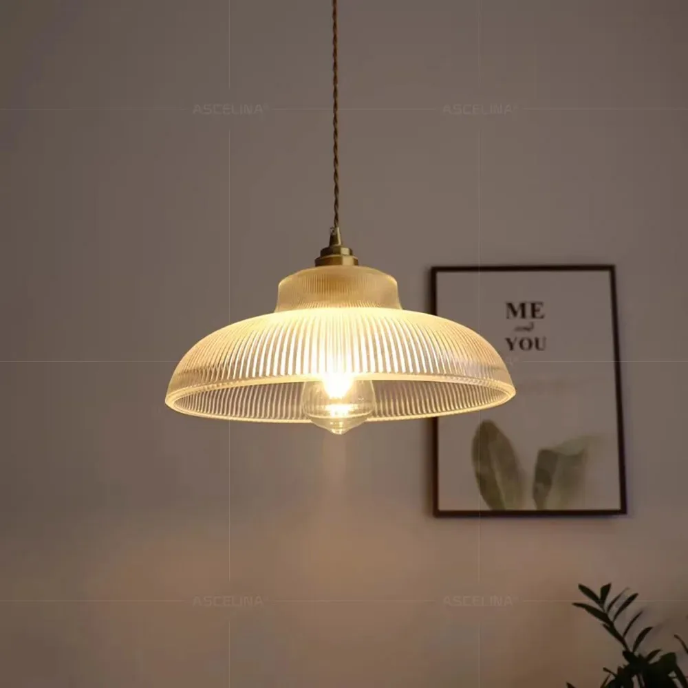 Nordic Glass Pendant Light Green Hanging Lamp Living Room Luminaire Hall Bedroom Dining Table Indoor Fixtures Lustre LED Decor