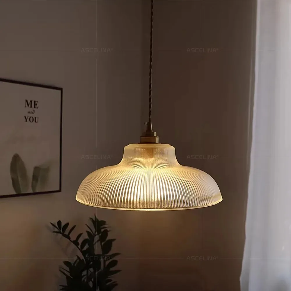 Nordic Glass Pendant Light Green Hanging Lamp Living Room Luminaire Hall Bedroom Dining Table Indoor Fixtures Lustre LED Decor