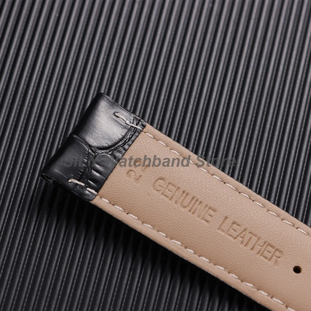 Soft Leather Watchband Replacement Wrist Belt Straps 12/13/14/15/16/17/18/19/20/21/22/23/24mm Butterfly Clasp Universal Bracelet