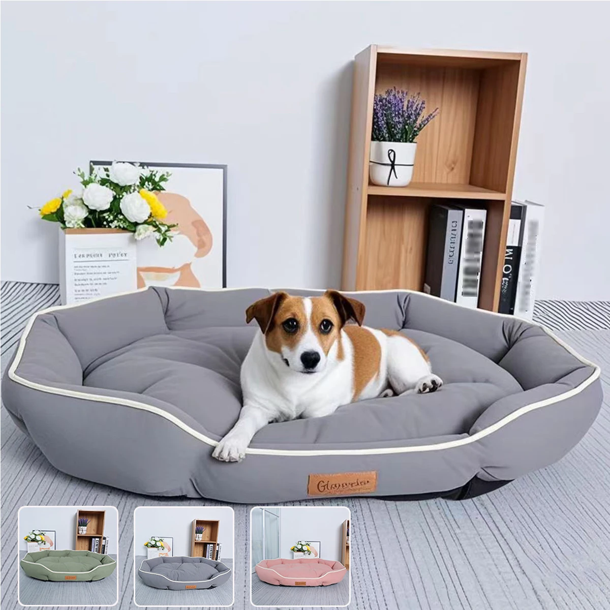 B-Square All Seasons Small Dog Bed Anti-slip Sleeping Cat Bed Breathable Soft Dog Bed for Medium Dog Cushion Pet Bed for Cat