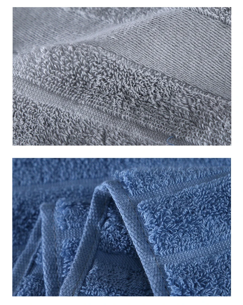Pure Cotton Bath Towel Set for Adults 70x140 Hand Towel 34x76 High Quality Beach Fashion Hotel Water Absorbent Soft White Towel