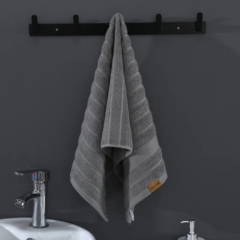 Pure Cotton Bath Towel Set for Adults 70x140 Hand Towel 34x76 High Quality Beach Fashion Hotel Water Absorbent Soft White Towel