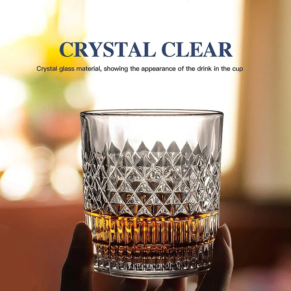 European Style Glass Cup, Household Transparent Foreign Wine Cup, Whiskey Glass, Creative Beer Glass, Liquor Set