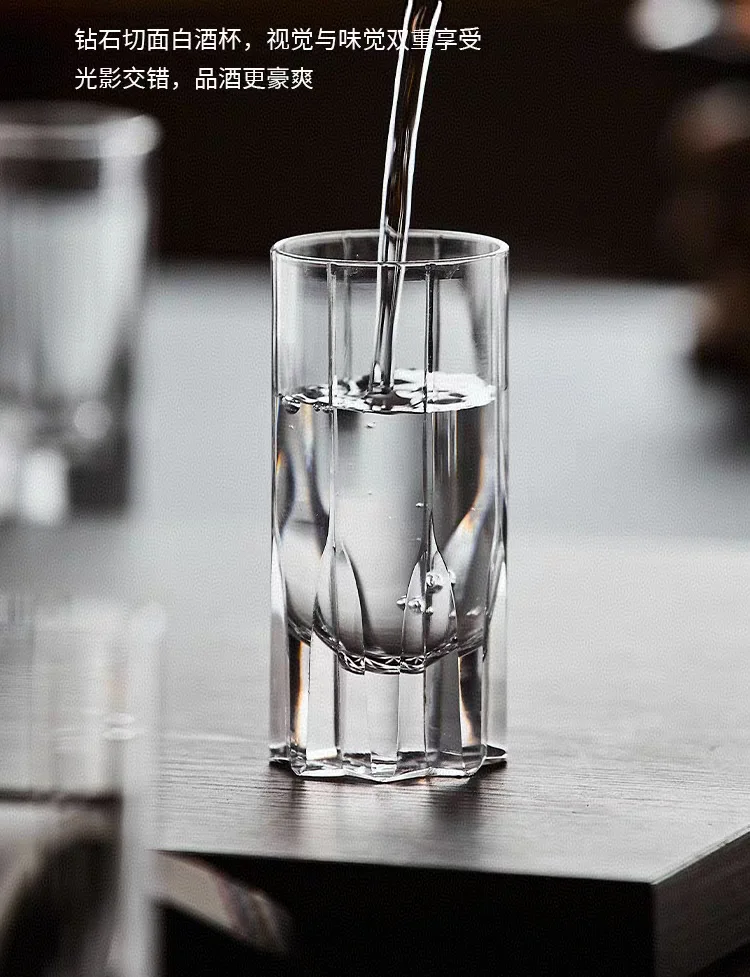 25ML Crystal Shot Glass Whiskey Tequila Glasses Home Bar, Elegant Gift Set For Weddings, Parties & Bourbon Tasting,liquor Cup