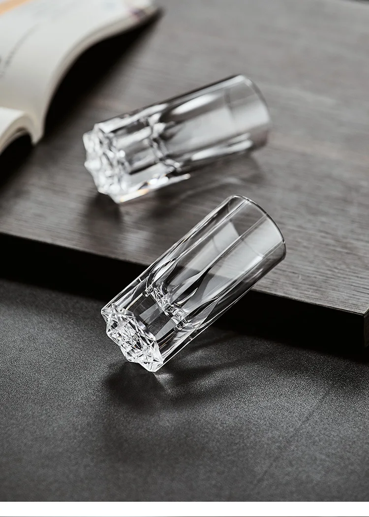 25ML Crystal Shot Glass Whiskey Tequila Glasses Home Bar, Elegant Gift Set For Weddings, Parties & Bourbon Tasting,liquor Cup