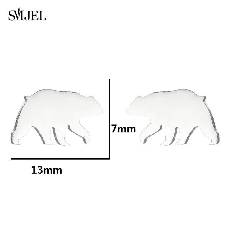 Golden Korean Minimalist Stainless Steel Animal Stud Earrings for Women Fashion 2026 Jewelry Dog Paw Rabbit Cat Key Studs Gift