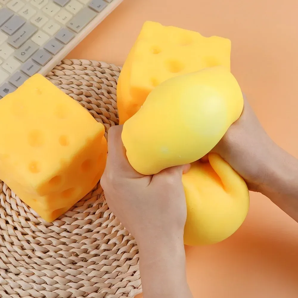 Squishy Toys Collection, Slow Rising Soft Squeeze Fidget Sensory Toys, Simulation Food Series Including Dumpling Squishy, Butter