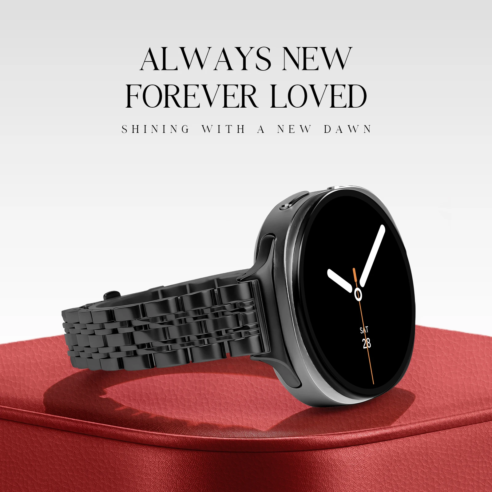 Stainless steel Straps for Samsung Galaxy watch 9/8 classic 40mm 44mm 46mm Metal Wrist Link bracelet correa Galaxy watch 8 Bands