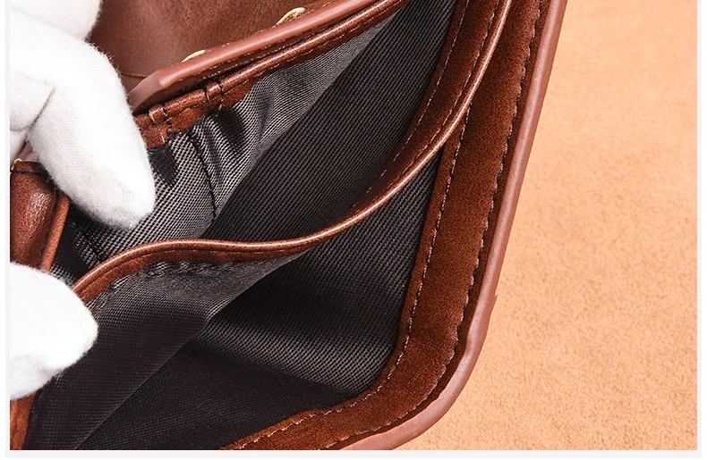 Luxury Designer Men's Wallet PU Leather Credit Card Holder Purse for Men Cardholder Wallets Male Handbag