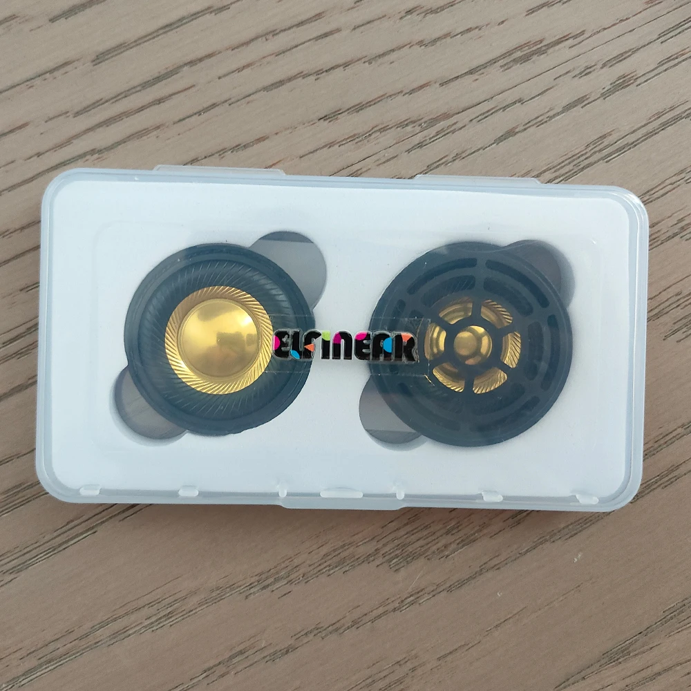 ELFINEAR CarbonGild 40 1Pair 40mm Carbon Fiber Gilded Dome Headphone Driver, 32Ω/300Ω Options