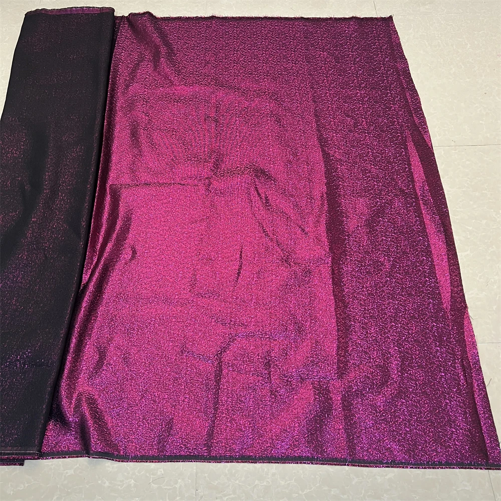 2024High Quality African Nigerian Tulle Lace Fabric Embroidery Silk Fabric French Dress Prom Party Gown For Sewing 5Yards YXZ130