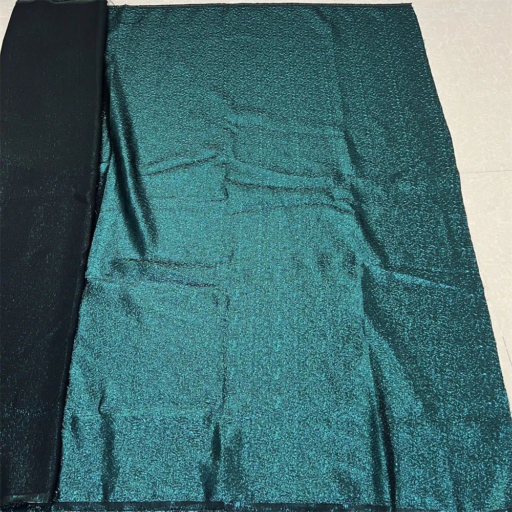 2024High Quality African Nigerian Tulle Lace Fabric Embroidery Silk Fabric French Dress Prom Party Gown For Sewing 5Yards YXZ130