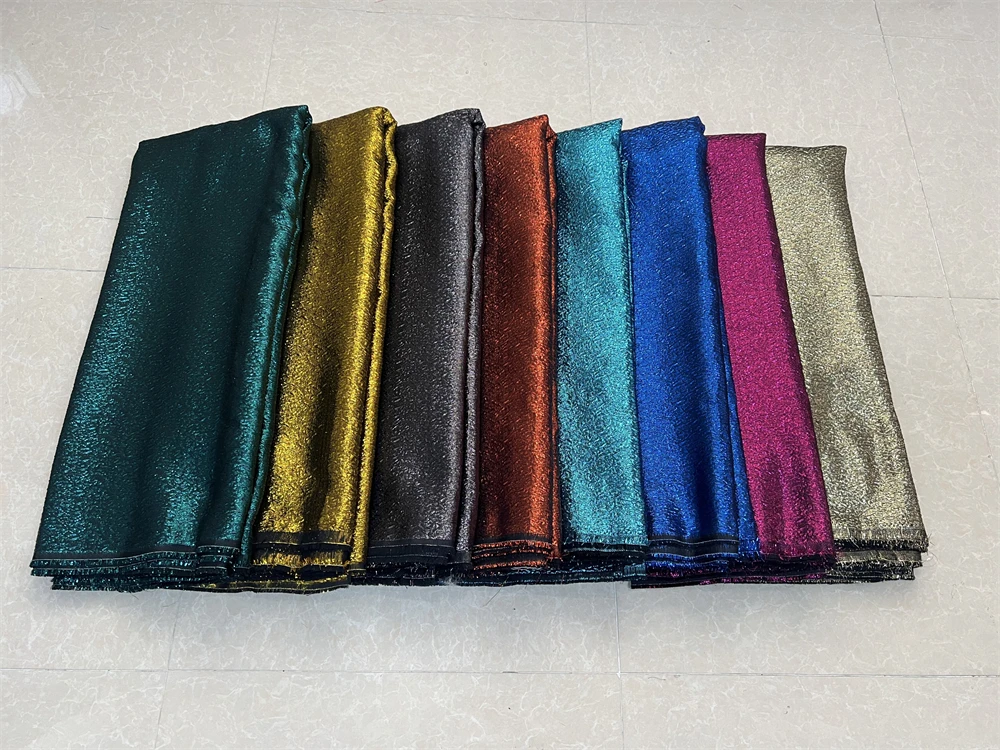 2024High Quality African Nigerian Tulle Lace Fabric Embroidery Silk Fabric French Dress Prom Party Gown For Sewing 5Yards YXZ130