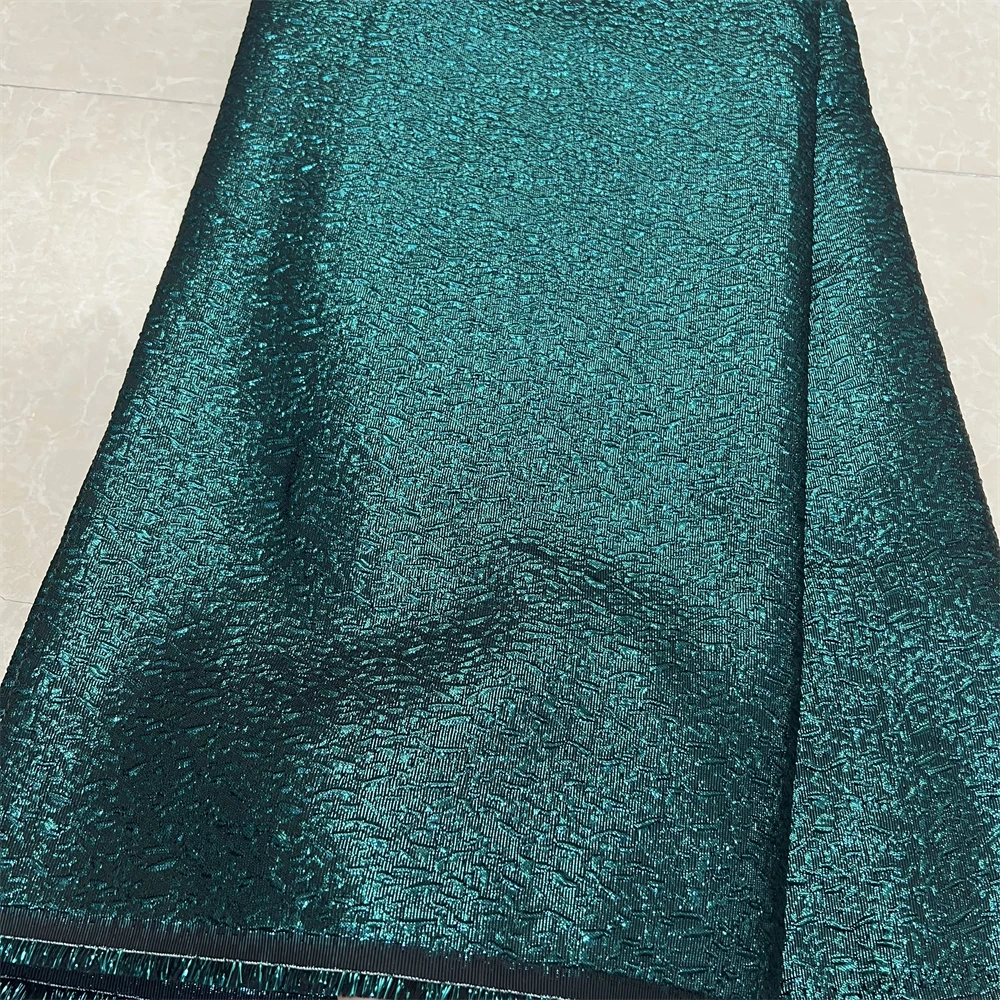 2024High Quality African Nigerian Tulle Lace Fabric Embroidery Silk Fabric French Dress Prom Party Gown For Sewing 5Yards YXZ130