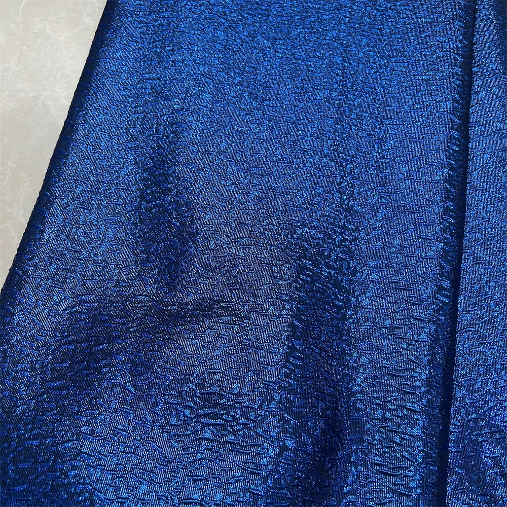 2024High Quality African Nigerian Tulle Lace Fabric Embroidery Silk Fabric French Dress Prom Party Gown For Sewing 5Yards YXZ130