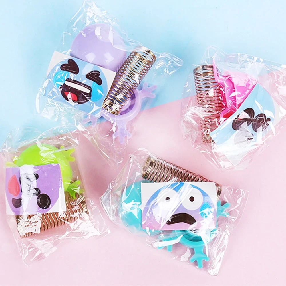 10/20Pcs DIY Assembled Springs Elves Toys Party Favor Perfect Class Treasure Box Carnival Prizes Boys Girls Birthday Gifts