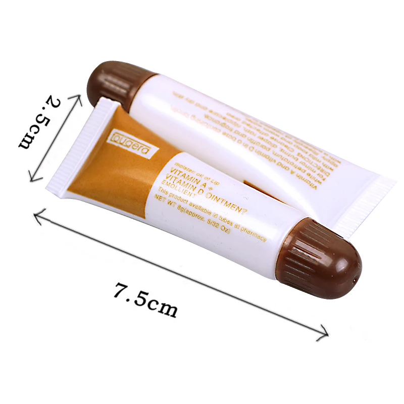 100pcs Vitamin A D Tattoo Aftercare Cream Gel Healing Skin Anti-Scar Preserve Color PMU Care Tattoo Accessories Brown