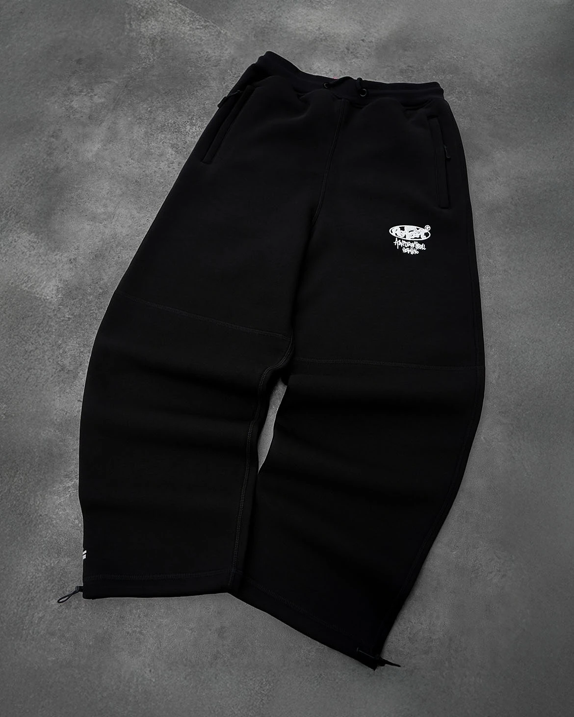New Loose American Sports Pants Y2K Retro Trousers Men Hip Hop Personality Unique Design Embroidered Waist Elastic Jogging Pants