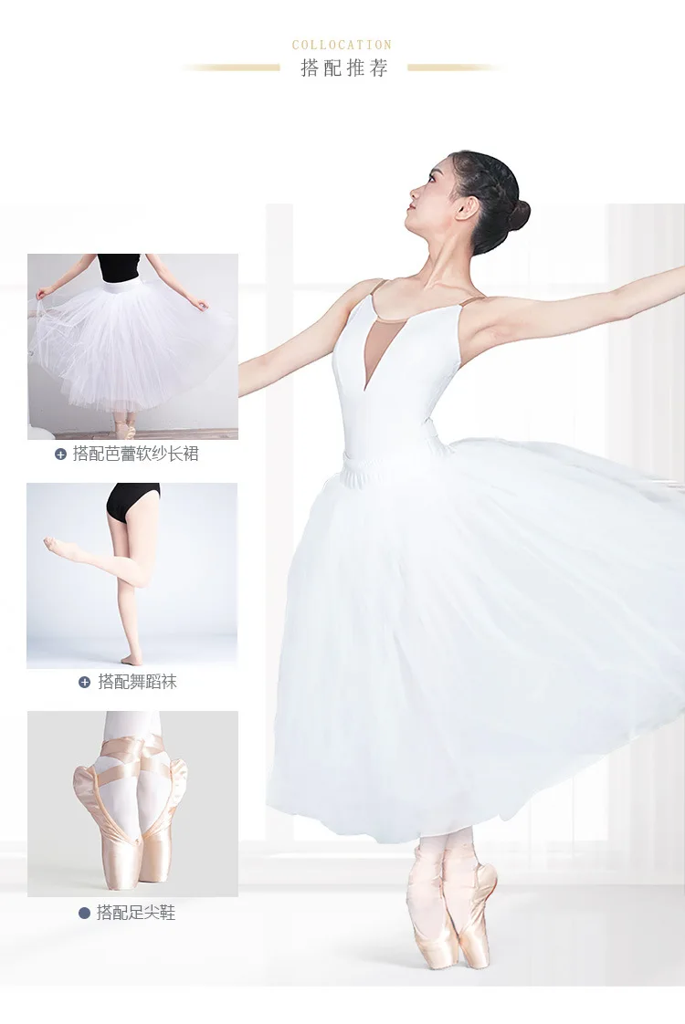 1pcs/lot Woman Ballet Leotard Lady Dance Costume Deep V Sling Gymnastic Dancing Leotard