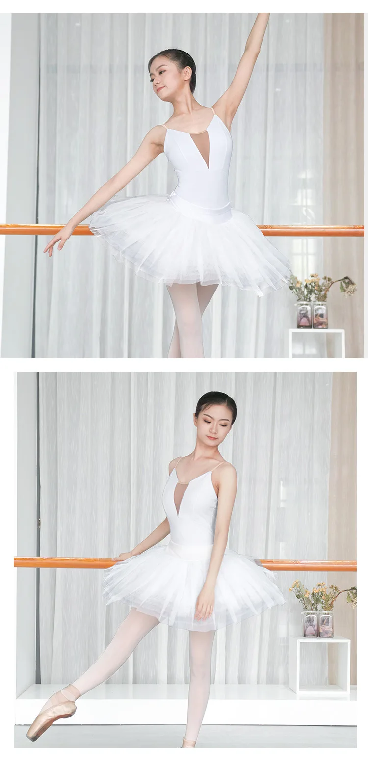 1pcs/lot Woman Ballet Leotard Lady Dance Costume Deep V Sling Gymnastic Dancing Leotard