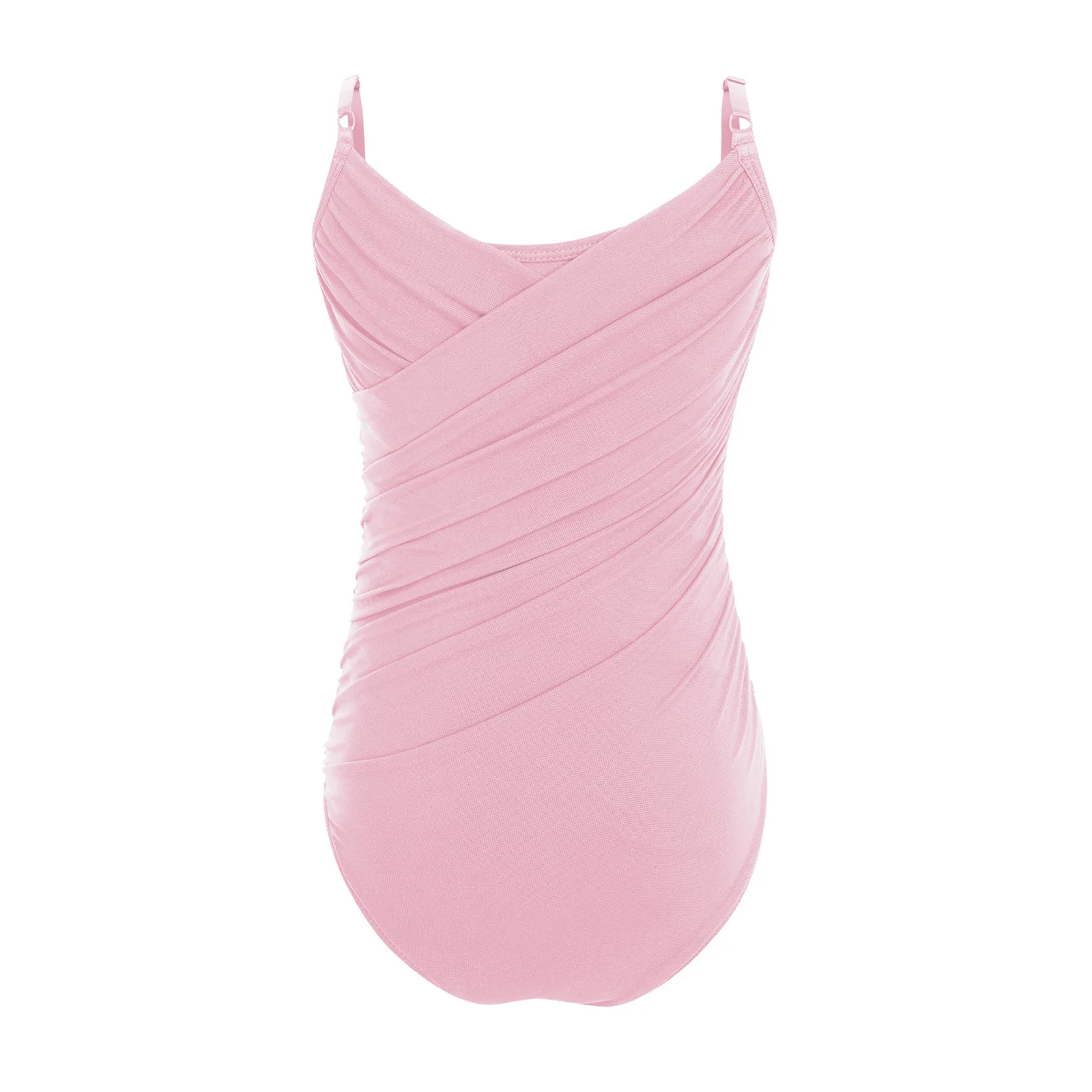 Kids Girls Ballet Warm-up Training Camisole Leotard Adjustable Spaghetti Straps Bodysuit for Ballet Gymnastics Stage Class Wear