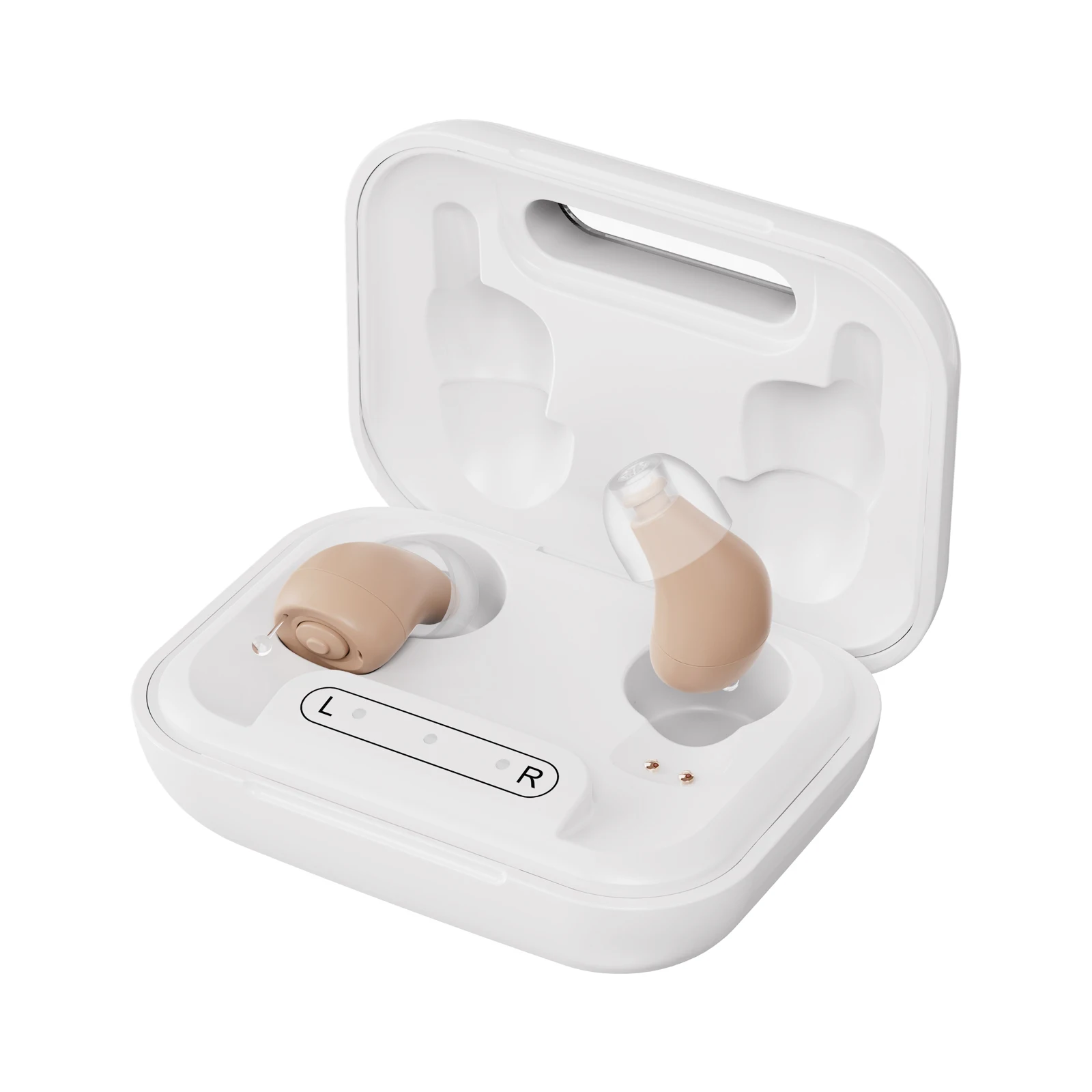 Hearing Aids for Seniors Rechargeable Hearing Amplifiers for Adults, Volume Adjustment All-Day Comfort Crystal Clear Sound