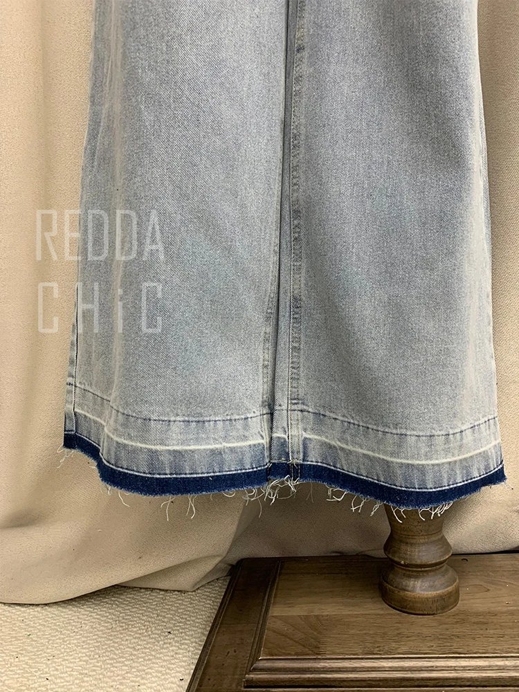 ReddaChic Star Hollow Low Waist Jeans Tall Girl ICON Glitter Diamond Loose Fit Wide Denim Leg Pants New In Hot Women Streetwear