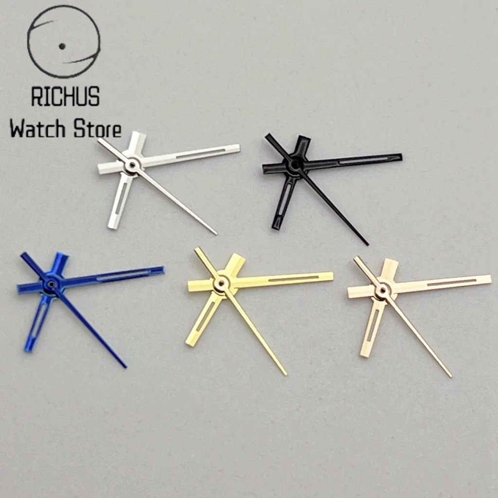 NH05 Hands Silver/Blue/Black/Gold/RoseGold Watch Hands Green Luminous Fit NH05 NH06 Movement Watch Accessories