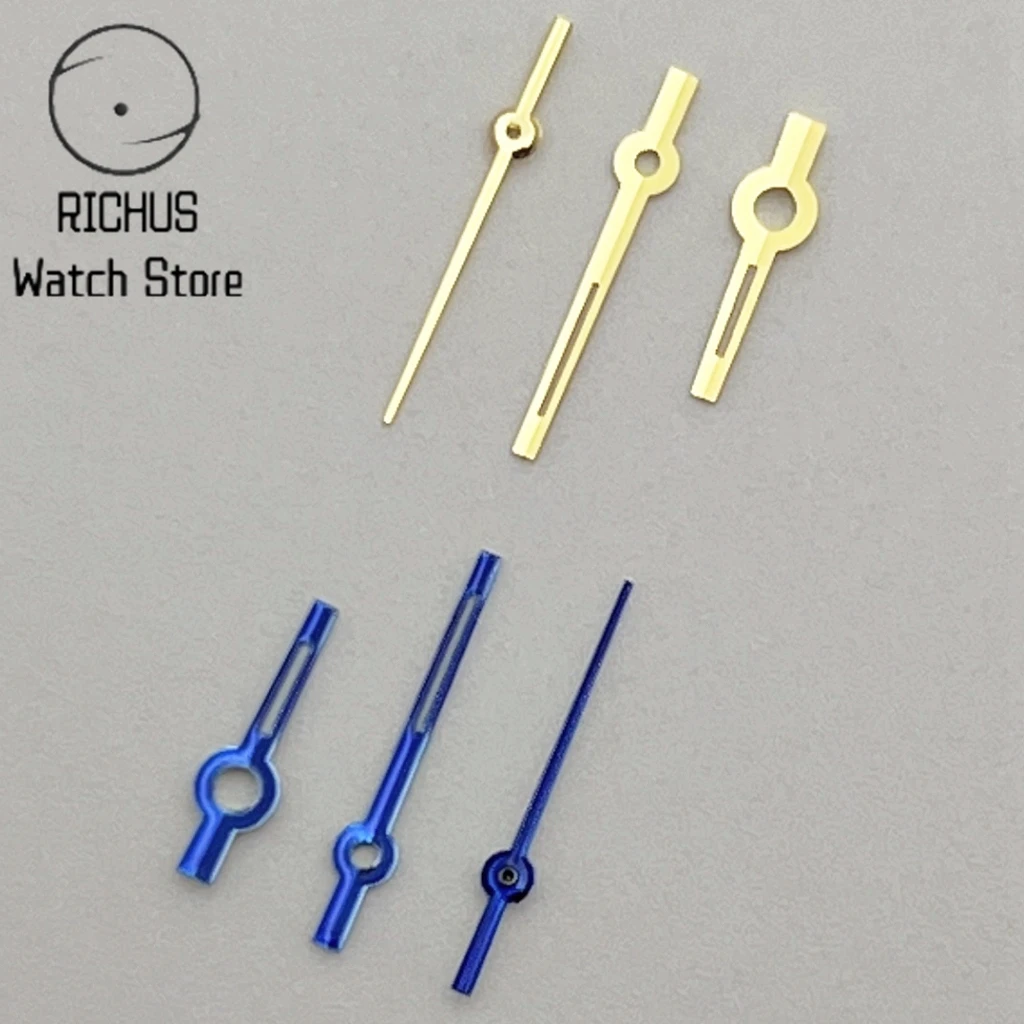 NH05 Hands Silver/Blue/Black/Gold/RoseGold Watch Hands Green Luminous Fit NH05 NH06 Movement Watch Accessories