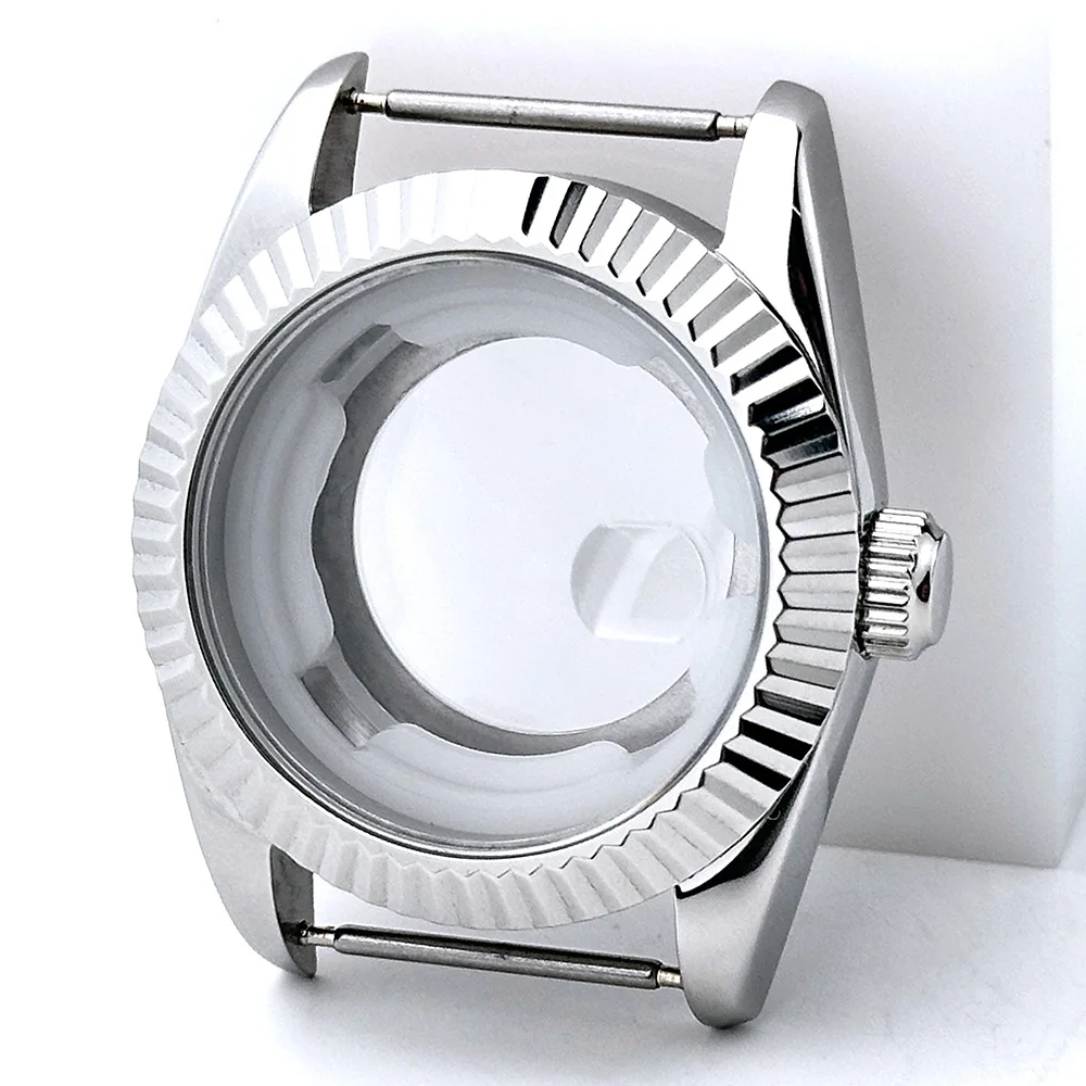31mm NH05 Watch Case For Girl Woman Datejust Accessories 316L Steel Fit NH05 NH06 Movement 24.5mm Dial Jubilee Band Mod Parts