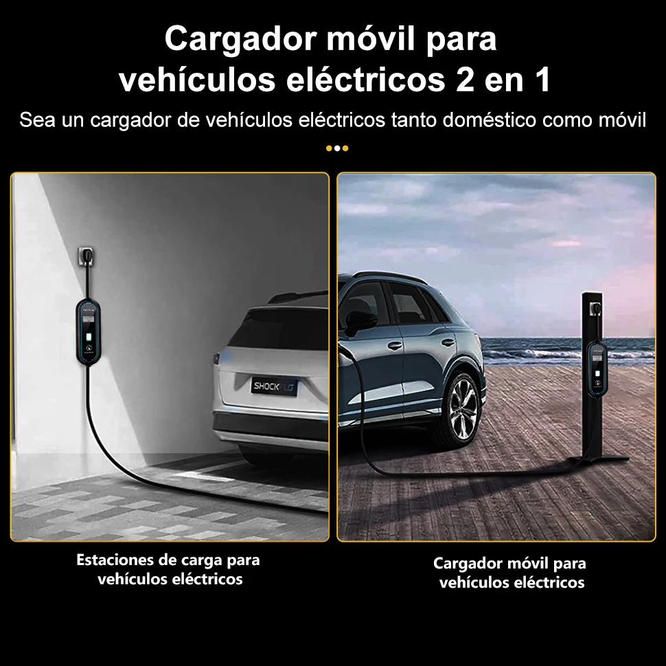 TAYNIU 3.5KW 16A Portable EV Charger NEMA5-15 Plug Type 2 GB/T Type 1 J1772 Electric Car Charger for BYD Changan Aedo Plus