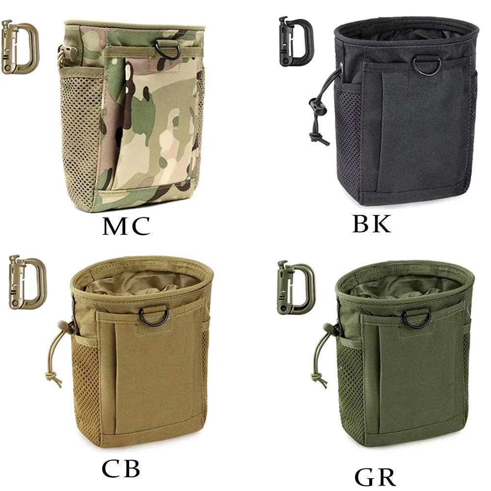 OPHIDIAN Hunting Magazine Recovery Bag Molle Trash Bag, Magazine Ammunition Bag, Belt Waist Bag Adjustable Holster Bag