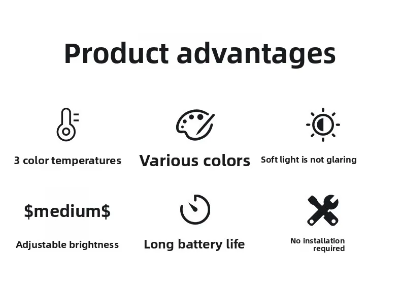 RGB Sleep White Noise Machine with Soothing Sound Touchable Rechargeable LED Night Light Relaxing Audio & Sleep Lamp for Baby