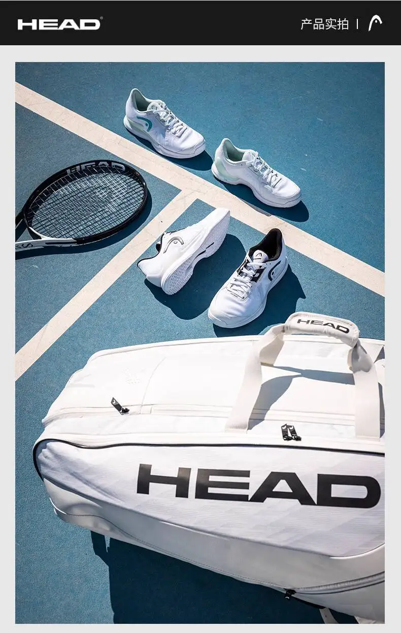 HEAD Tennis Bag Djokovic Tennis Backpack Tennis Racket Badminton Sport Bag Padel Tenis PRO X BACKPACK 28L YUBK COURT Raqueteira