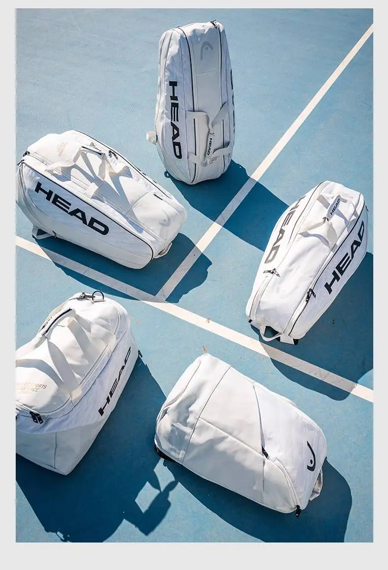 HEAD Tennis Bag Djokovic Tennis Backpack Tennis Racket Badminton Sport Bag Padel Tenis PRO X BACKPACK 28L YUBK COURT Raqueteira