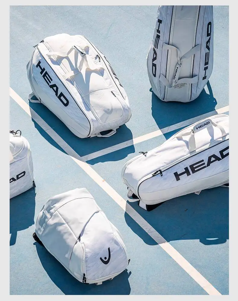 HEAD Tennis Bag Djokovic Tennis Backpack Tennis Racket Badminton Sport Bag Padel Tenis PRO X BACKPACK 28L YUBK COURT Raqueteira