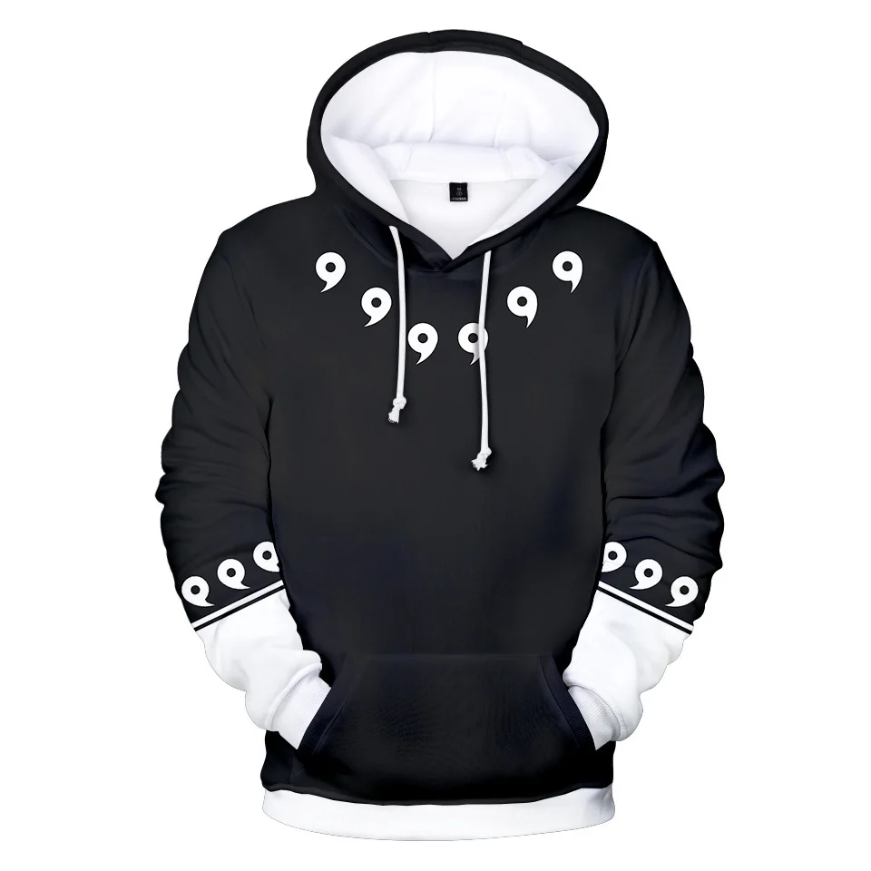 Bandai Naruto 3D Anime Hoodie – Men's Streetwear, Cosplay, Harajuku & Y2K Style – Trendy & Comfortable
