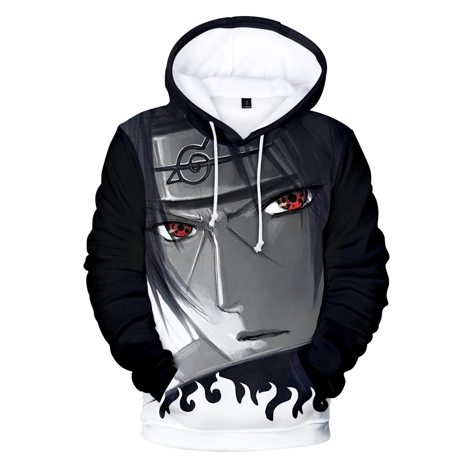 Bandai Naruto 3D Anime Hoodie – Men's Streetwear, Cosplay, Harajuku & Y2K Style – Trendy & Comfortable