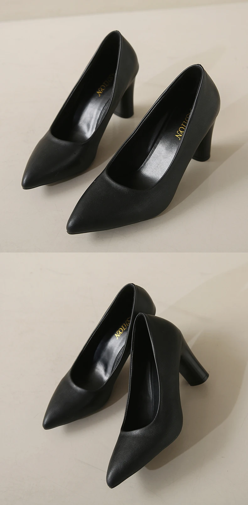 Aphixta Big Size 45 Classic Party Pumps Women High Chunky Heels Pumps Elegant Women High Heels zapatos mujer 2024 tendencia