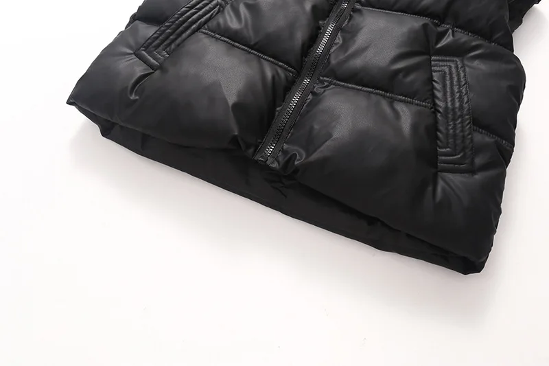 2026 Autumn Winter New Boys Girls Vest Solid Color Waterproof Thick Keep Warm Zipper Jacket For 4-14Y Kids Cotton Down Waistcoat