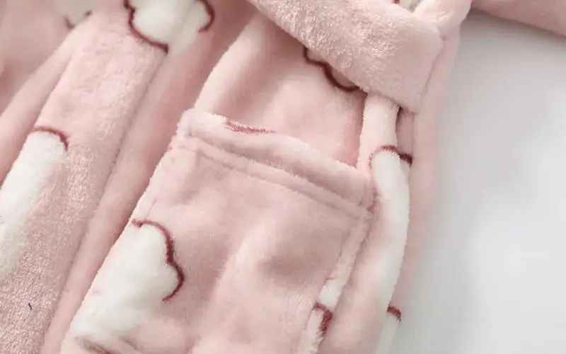 Kids Coral Velvet Bathrobe Baby Girls Boy Cartoon Fleece Pajamas Children Soft Bath Robe Nightgown Teenager Toddler Clothing