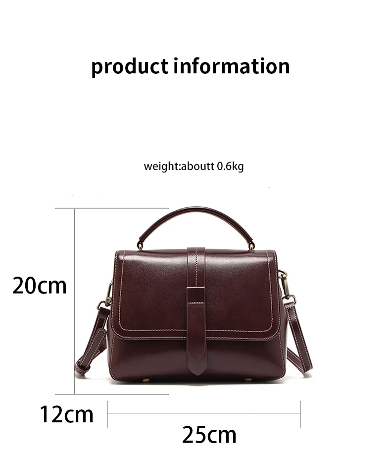 Genuine Leather Handbags Women Mini Square Flap Cross Body Bags Ladies Luxury Designer First Layer Cowhide Purses Shoulder Bag