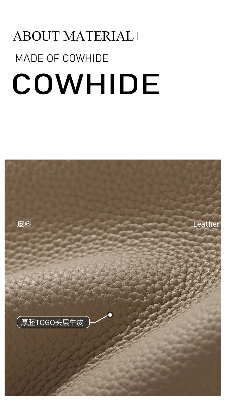 Women Natural Cow Genuine Leather Shoulder Bag Female Large Capacity Casual Crossbody Bag Lady Cowhide Fashion Commuting Handbag