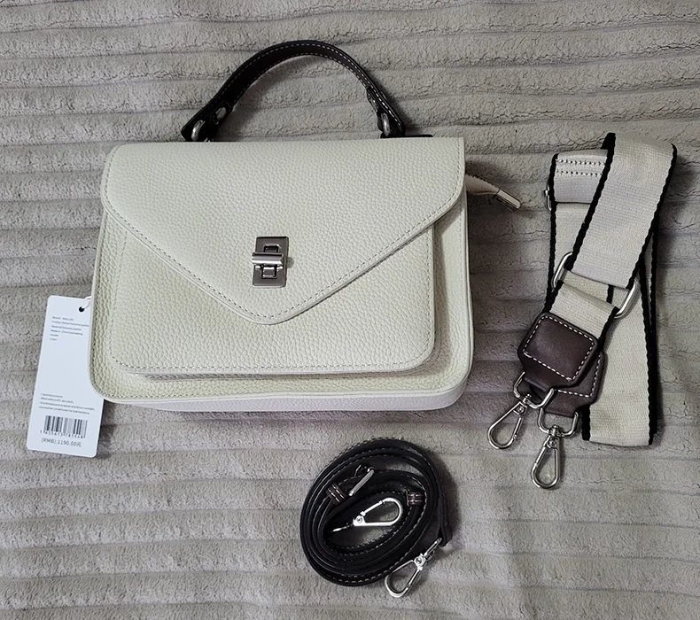 Women Natural Cow Genuine Leather Shoulder Bag Female Large Capacity Casual Crossbody Bag Lady Cowhide Fashion Commuting Handbag