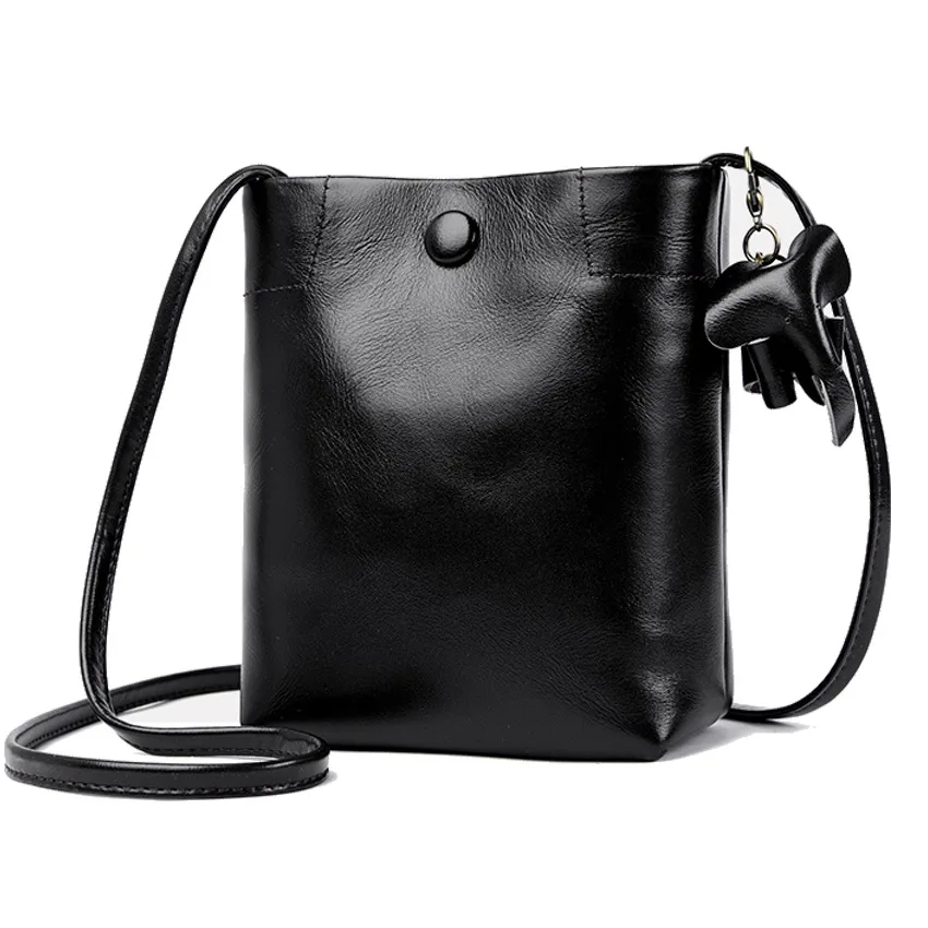 100% Genuine Leather Shoulder Bag Women Crossbody Purse Designer Top Layer Plant Tanned Cowhide Phone Luxury Vertical Soft Bag