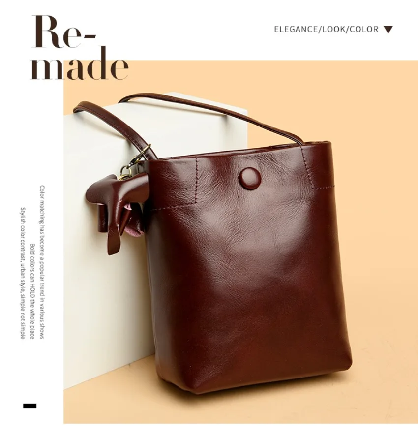 100% Genuine Leather Shoulder Bag Women Crossbody Purse Designer Top Layer Plant Tanned Cowhide Phone Luxury Vertical Soft Bag