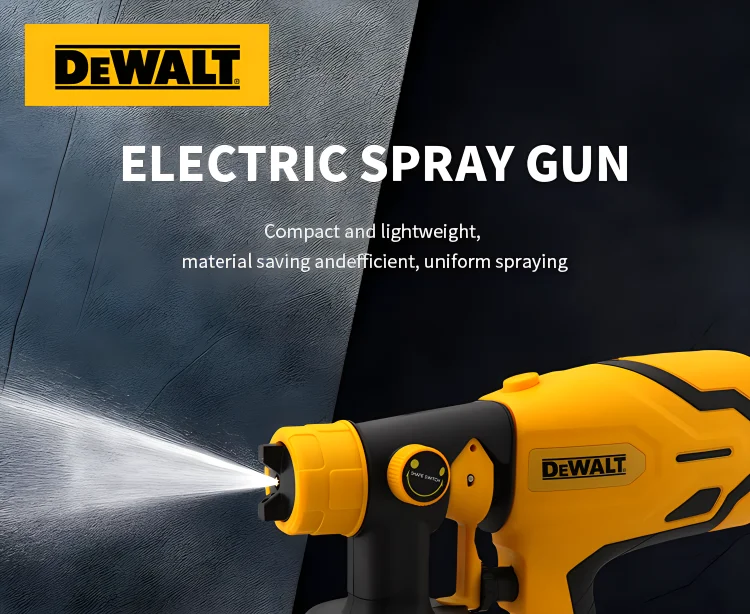 Dewalt Airbrush Brushless Electric Spray Gun Lightweight Paint Sprayer Uniform Spray for Home Improvement And DIY Projects