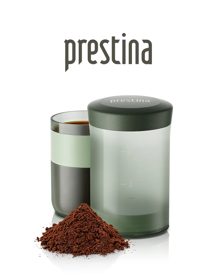 WACACO Prestina, All-in-1 Portable French Press Coffee Maker, Foldable Manual Brewer for Camping, Hiking & Travel, Easy Clean