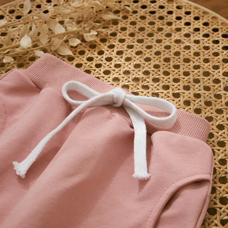 Winter Fall Casual New Baby Girls Outfits Clothes Fashion Letters Print Long Sleeve Sweatshirt Tops Elastic Waist Pants Outfits