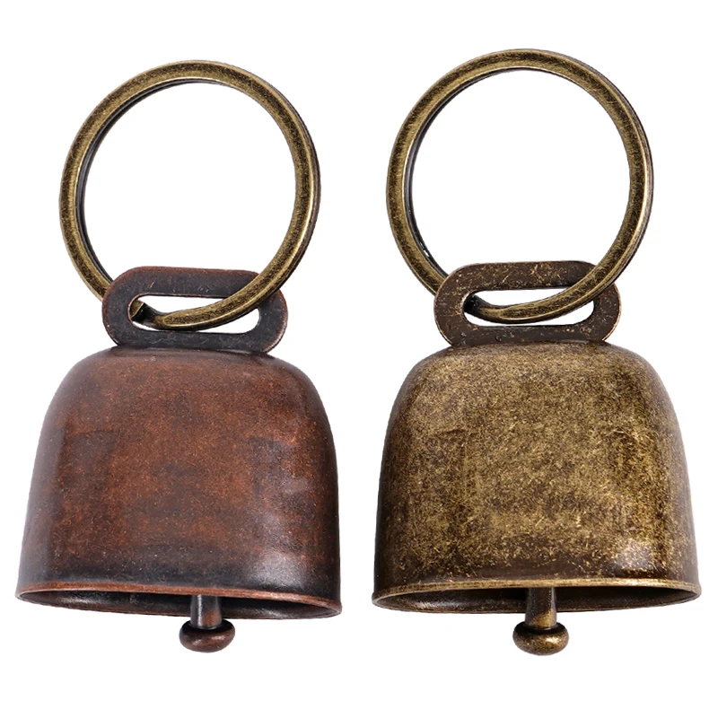 Grazing Iron Bell Anti Lost Bell Cow Horse Sheep Bell Retro Bell Dog Cat Collar Bell for Cattle Goat Farm Animal Sheep 1/2Pcs